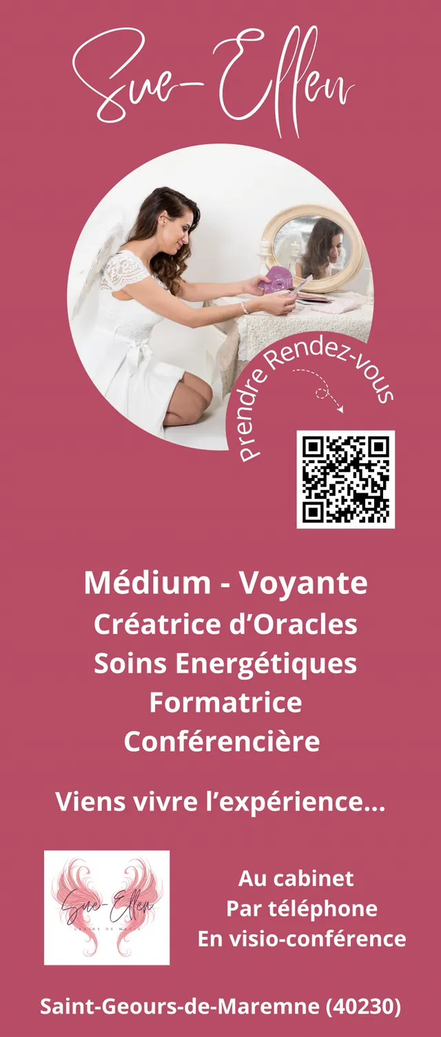 Sue-Ellen, médium-voyante et créatrice d'oracles à Saint-Geours-de-Maremne