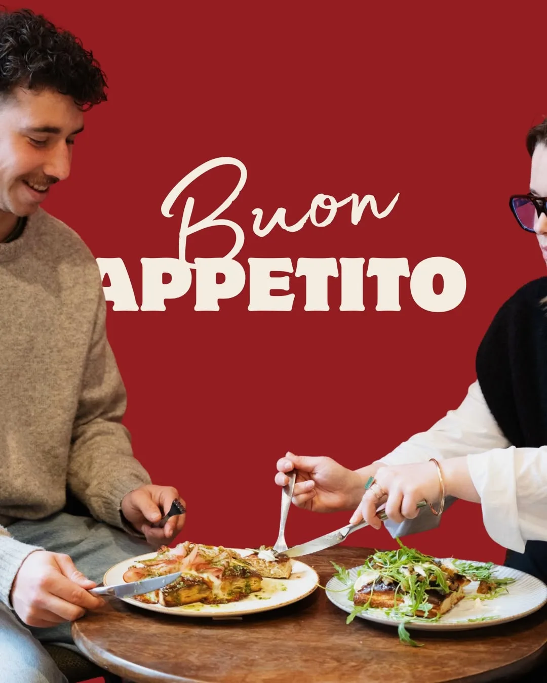 Deux assiettes de la cuisine maison du Café Sospeso